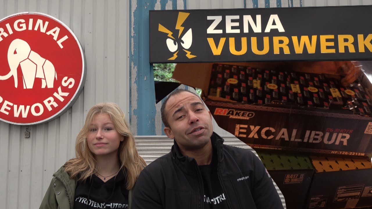 VUURWERK OUD EN NIEUW 2022-2023 RIAKEO EXCALIBUR 126 SHOTS PRACHT BAKKEN!! #RIAKEO #zena  #OLEN (4K)