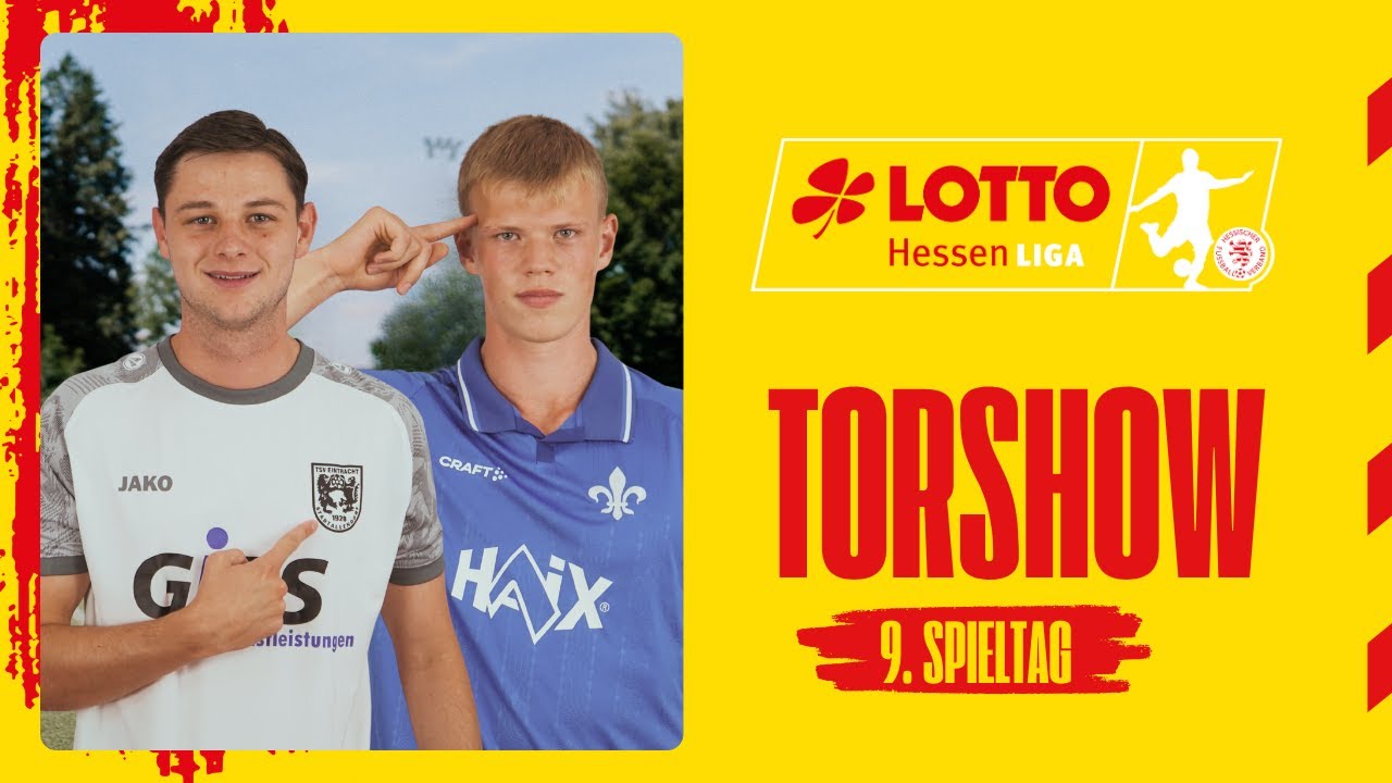 Torshow 9. Spieltag LOTTO Hessenliga 2025/26