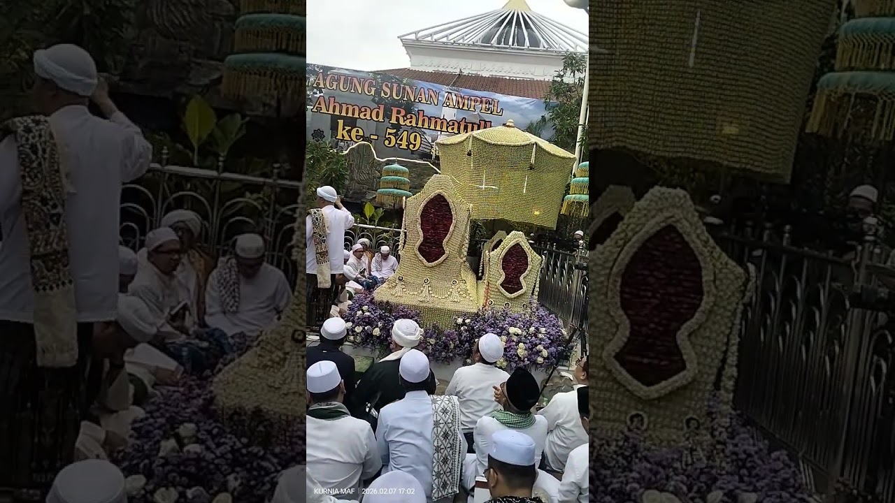 Mbah bolong pastikan arah kiblat masjid Ampel, KH Nur Hasanuddin dalam haul sunan ampel 2026
