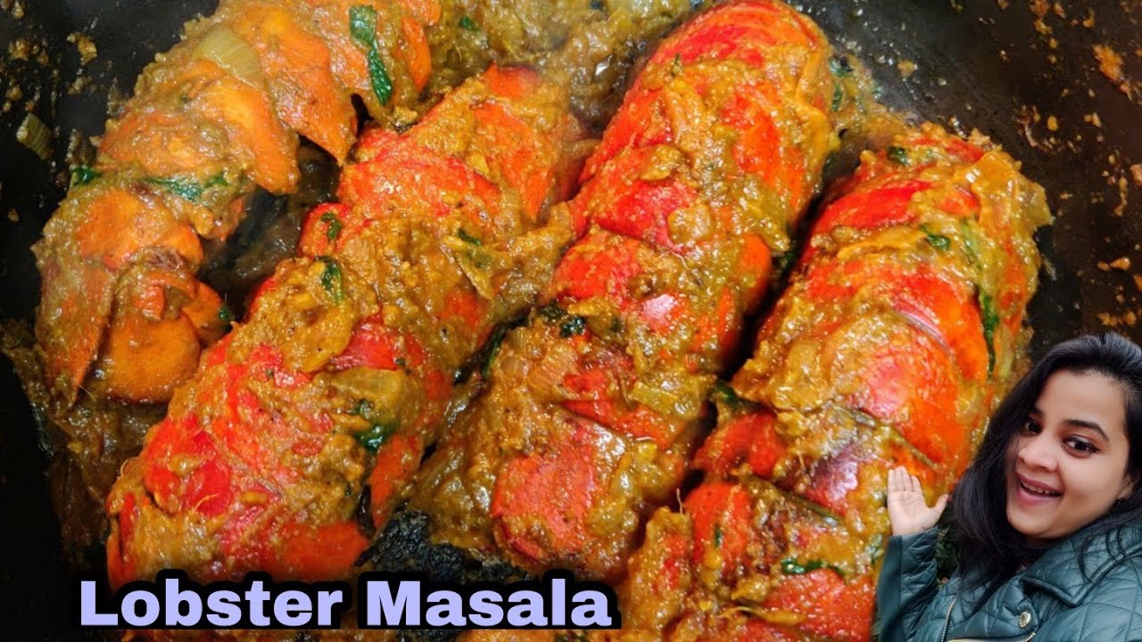 Lobster masala | lobster recipes indian style | Lobster curry recipe