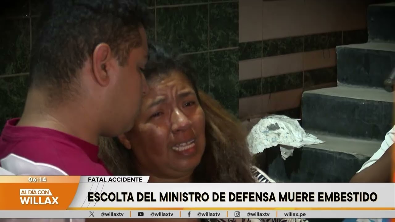 Al D&iacute;a con Willax - MAR 27 - ESCOLTA DEL MINISTRO DE DEFENSA MUERE EMBESTIDO | Willax