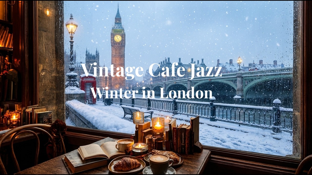 [playlist] Winter in London l Vintage Cafe Jazz for Quiet Time