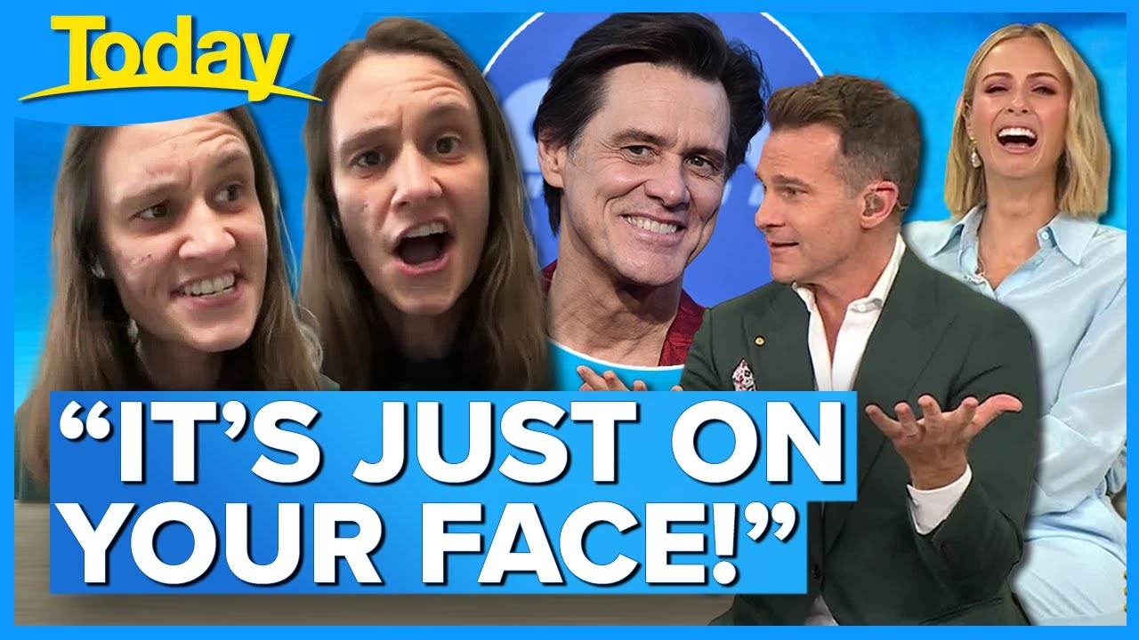 Hosts baffled after Jim Carrey lookalike does spot-on impersonation | Today Show Australia