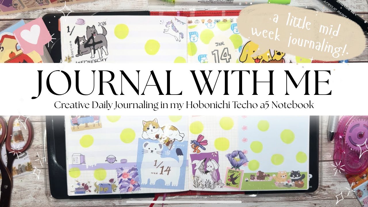 Ведите дневник вместе со мной // Блокнот Hobonichi Techo формата А5 // Творческое ежедневное веде...