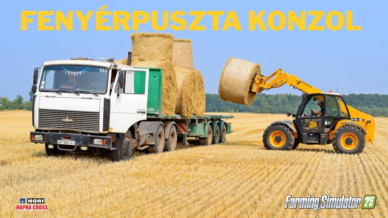🔴 Farming Simulator 25🚜🌾 | FENYÉRPUSZTA Consol  || H.F.T. 🤠|| HORI farming vehicle control