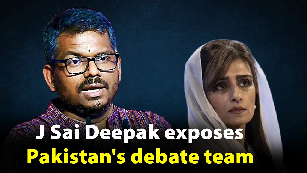 Pakistan debate team pulls out of global contest, J Sai Deepak exposes Pakistan's debate team