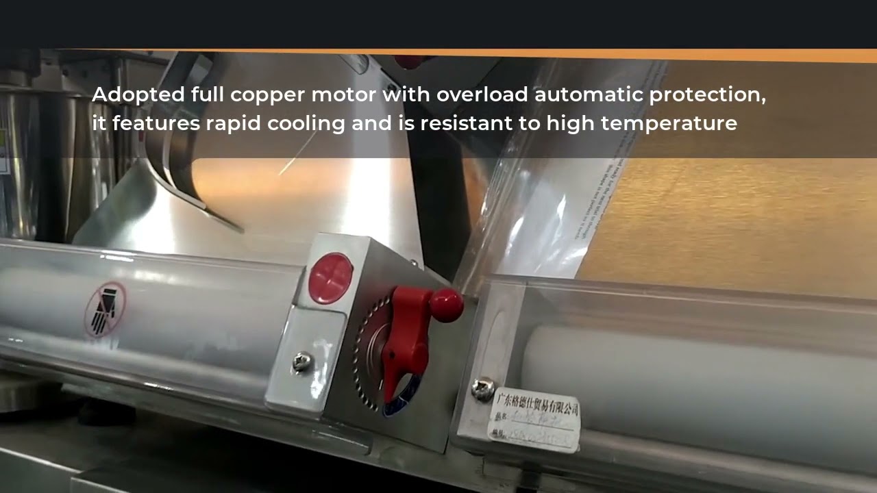 Stainless Steel Commercial Dough Sheeter Pizza Press Machine For Bakery Shop