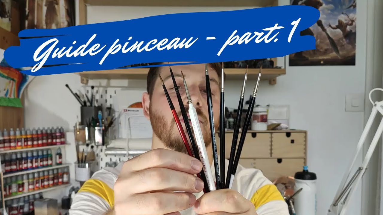 Grand test pinceau : partie 1 - Redgrass Game & Da Vinci - Apprendre la peinture sur figurine