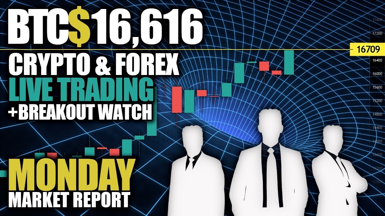 The CC Crew Returns! #BreakingBitcoin Market Analysis! 🔴Crypto & FX Live!🔴Monday Report!