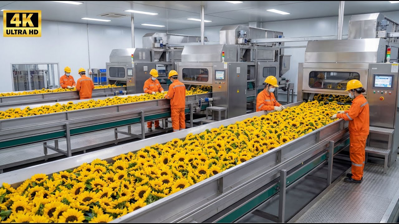 100,000 Liters Per Day – The INSANE Speed of Modern Sunflower Oil Factory