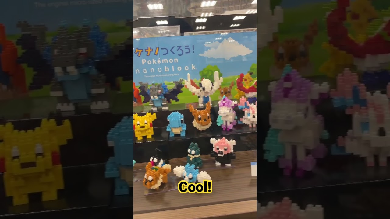 #pokemon nano block figures! Found at #Aeon mall in #japan