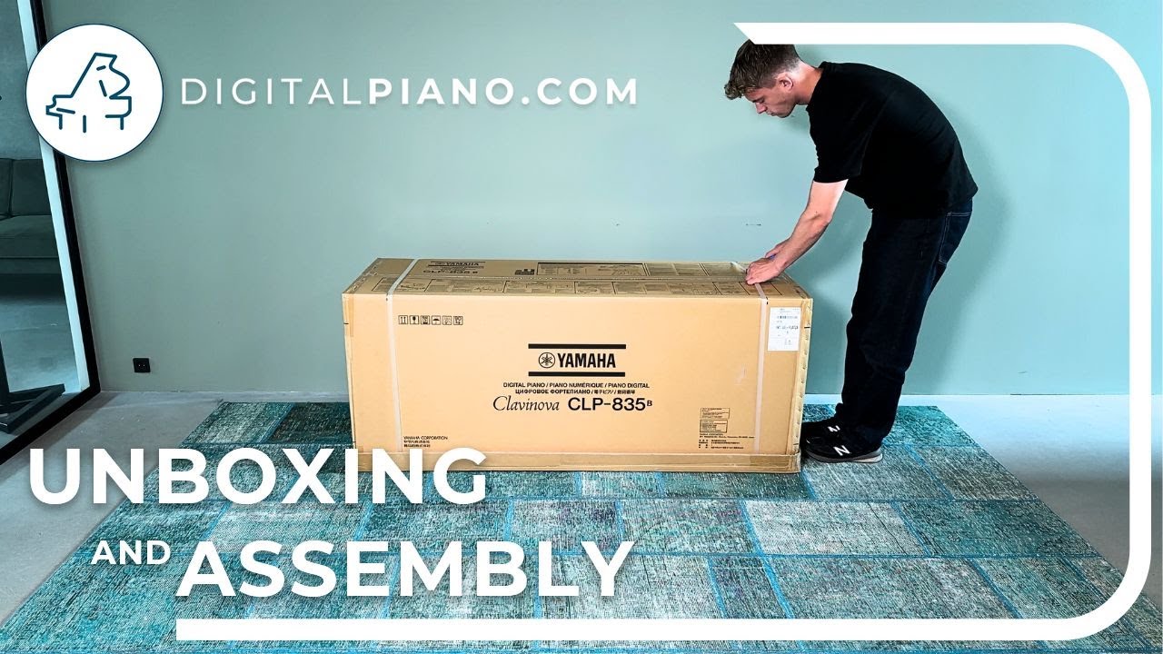 📦 Yamaha CLP-835 | Unboxing & Assembly | Digitalpiano.com