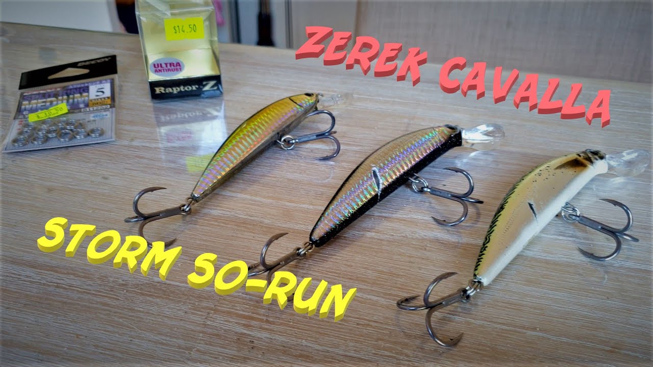 Modifying Lures - Zerek Cavalla & Storm So-Run
