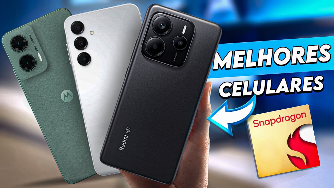 Os 7 MELHORES Celulares BOM e BARATO em 2025!!! (RODA TODOS os GAMES)