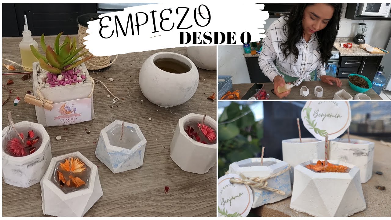 VELAS CON POQUITO DINERO // FACIL Y RAPIDO