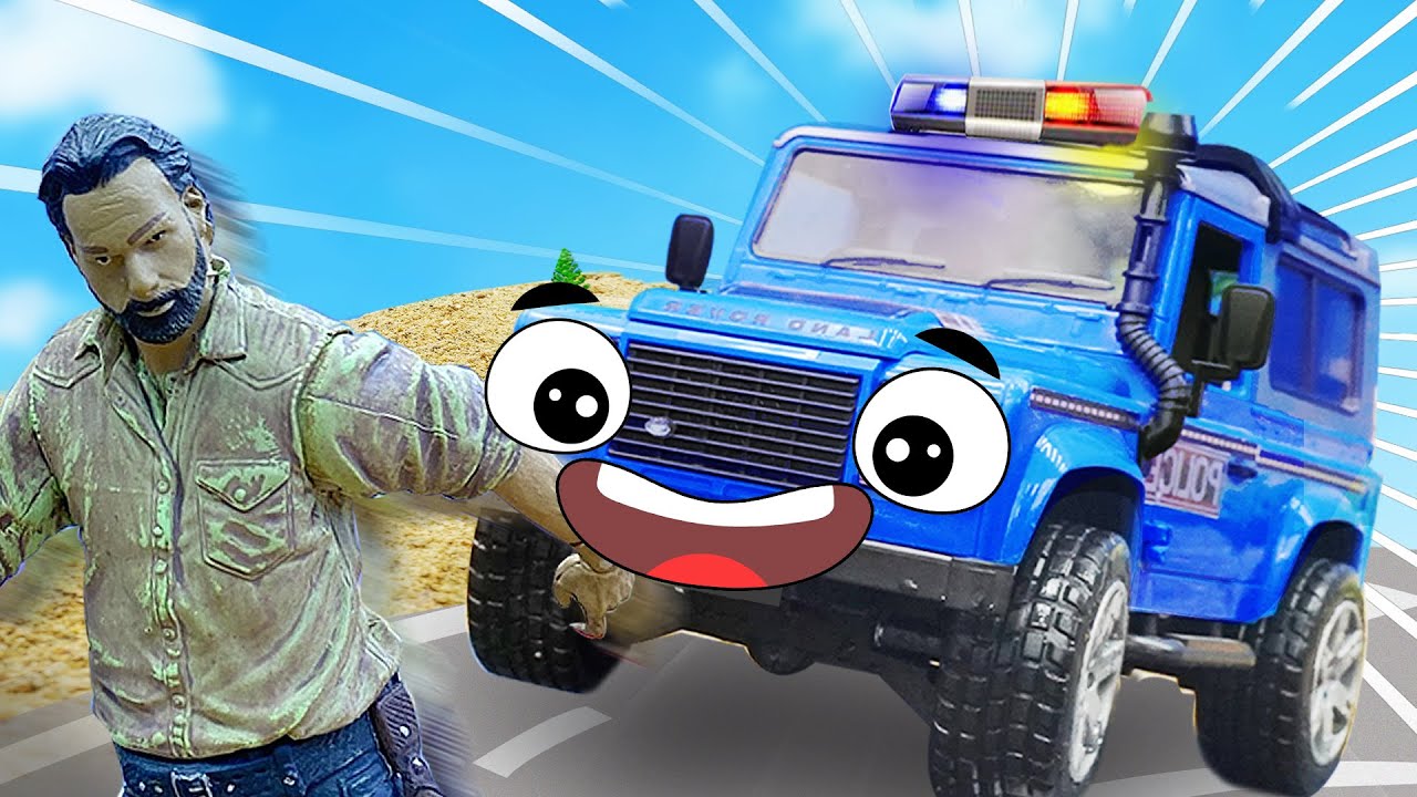 Transforming Police Car Toy and Adventure in the Toy World | Dinky TV