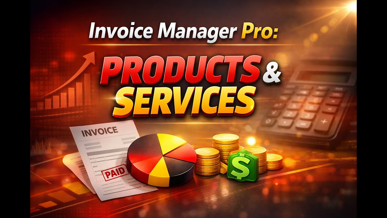 Invoice Manager Pro   Create a Product or Service