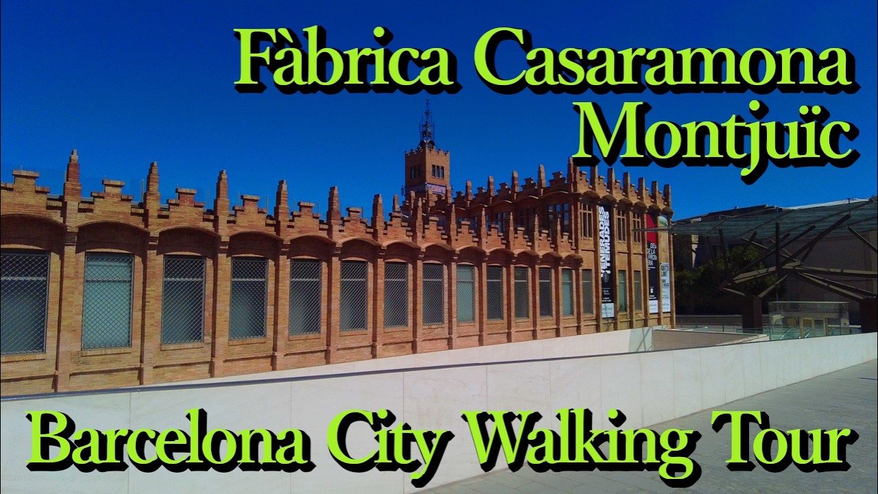 Fàbrica Casaramona, Montjuïc (Barcelona, Catalonia) Spain #relaxation