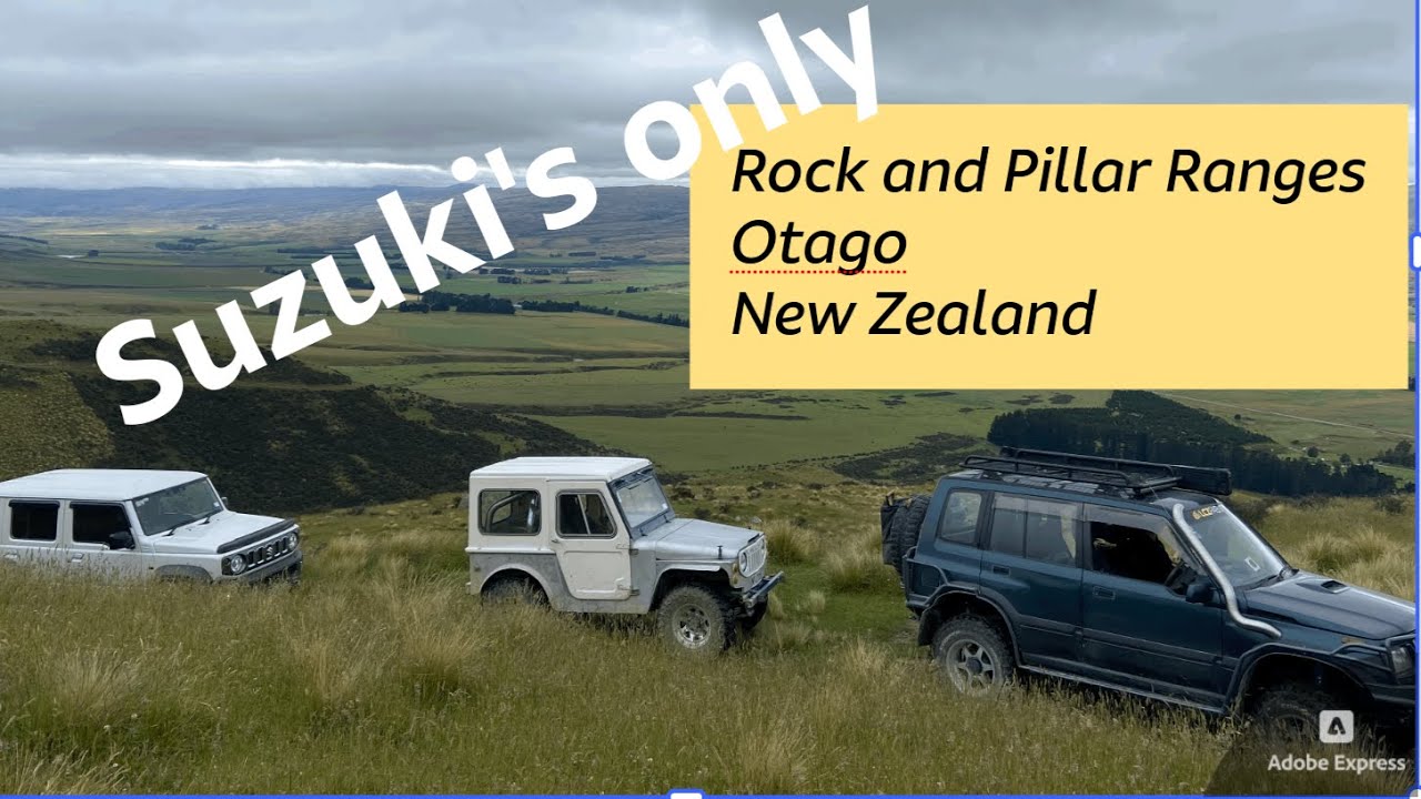 Suzuki Touring , We Explore the Rock and Pillar Ranges, Otago New Zealand  #jimny #suzuki #offroad