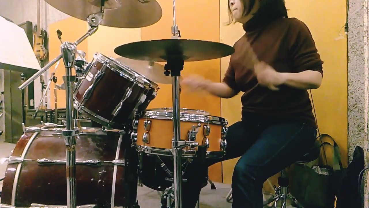 ルパン三世のテーマ'78（ちょい遅と思ったらちょい速だった、過去の練習動画です）【ドラム練習曲202312ごろ】Drum cover Lupin the 3rd '78