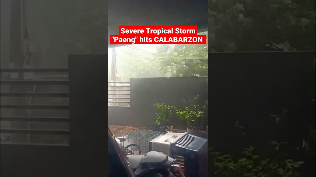 Severe #TropicalStormPaeng hits #CALABARZON #Philippines #Storm #Paeng #Nalgae #StrongWinds