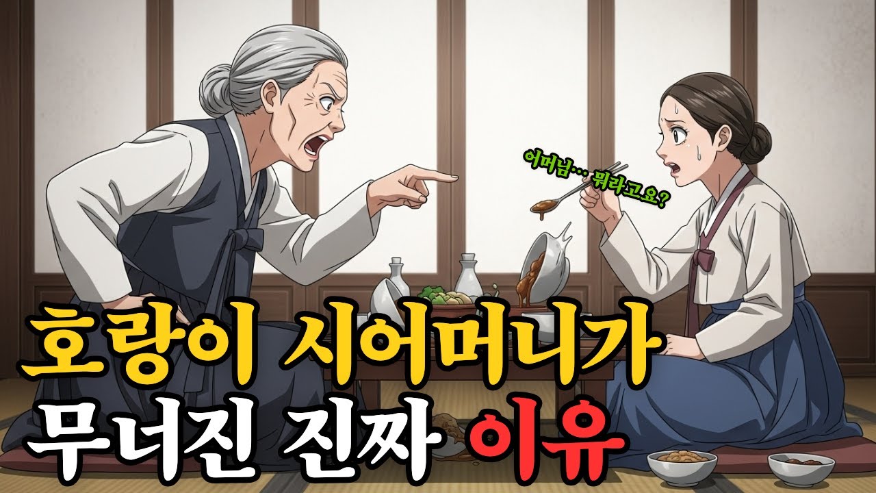 호랑이 시어머니가 끝내 무너진 진짜 이유 | 옛날이야기 | 야담·민담·전설·설화