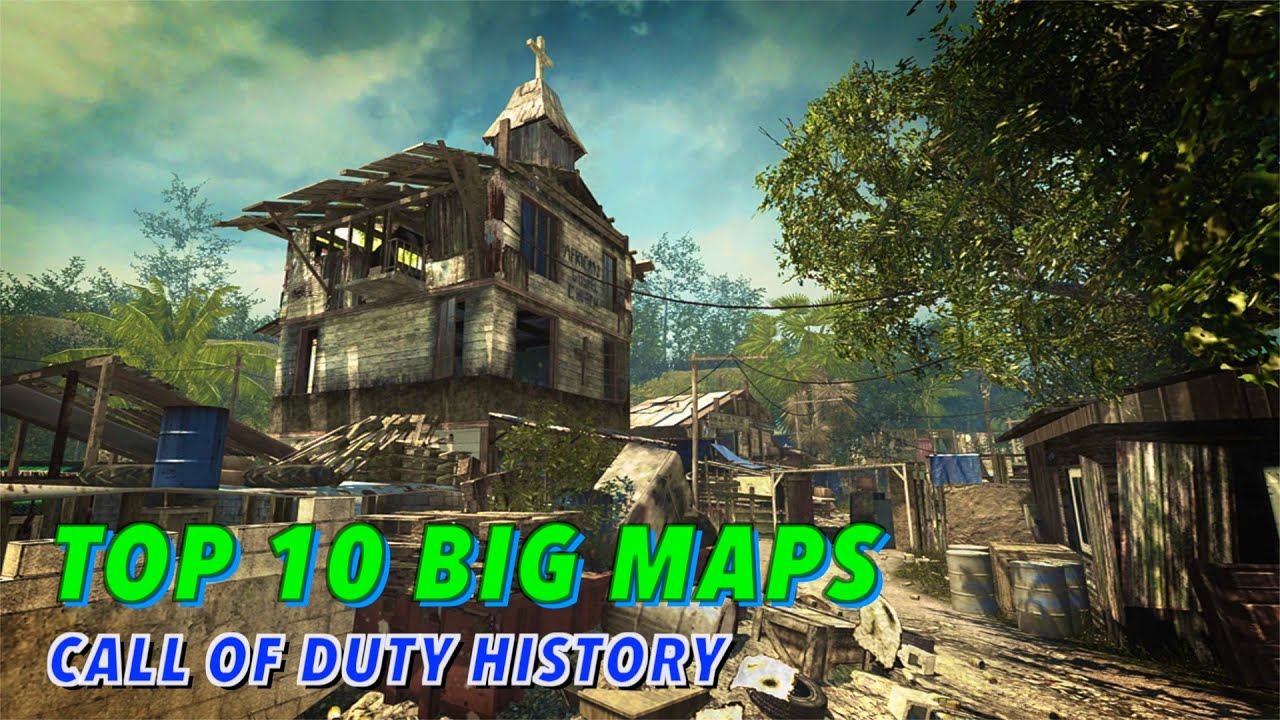 ТОП-10 ЛУЧШИХ БОЛЬШИХ КАРТ в истории Call of Duty