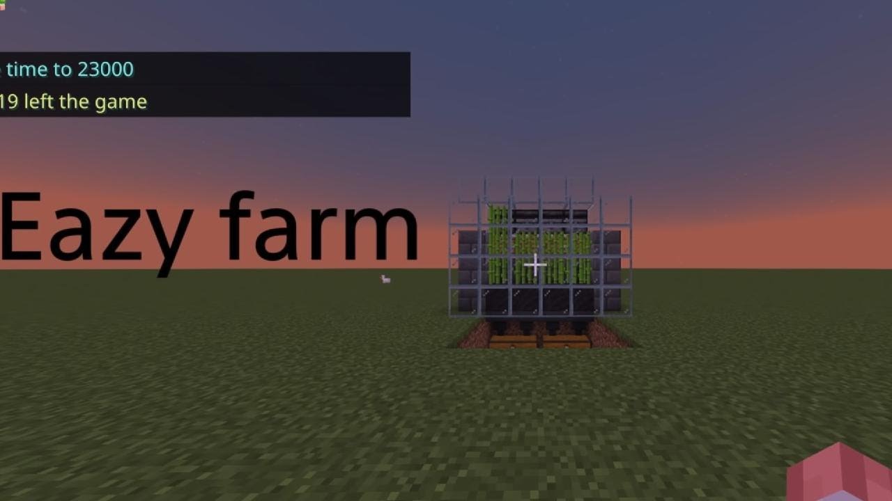 Eazy farm work in Java and bedrock