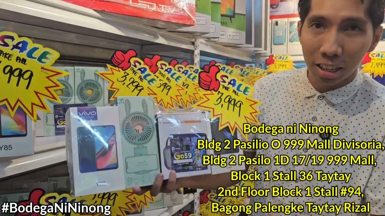 Grand Opening Bodega ni Ninong 999 Mall Divisoria March 1,2026 Vivo Oppo Realme Redmi Samsung Itel