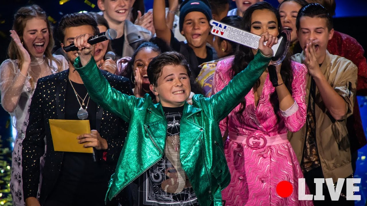 WINMOMENT VAN MATHEU 🏆 [LIVE OPTREDEN] | JUNIOR SONGFESTIVAL 2019🇳🇱