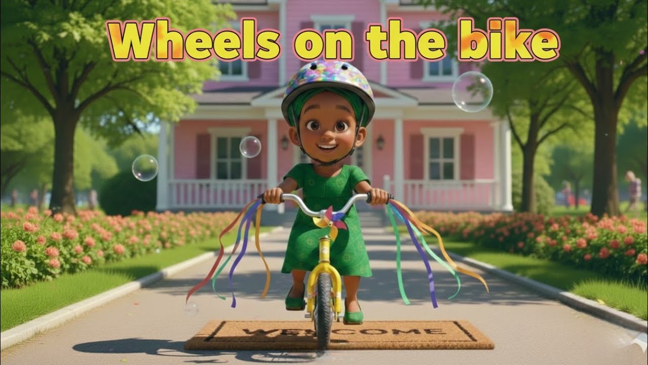 Wheels on the Bike 🚲 | Original Kids Song & Nursery Rhyme