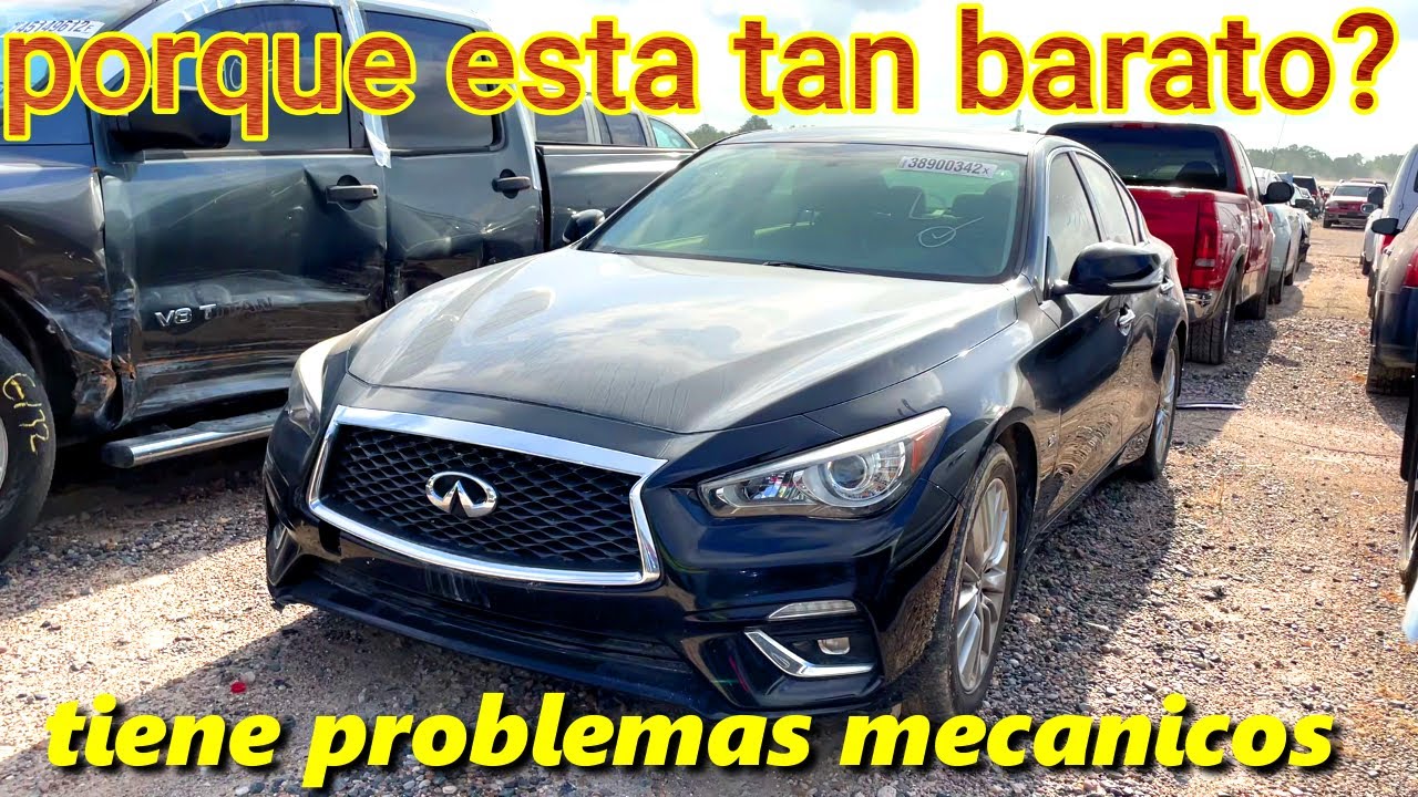 encontre un infiniti Q50 2018 con valor de 30 mil dolares por tan solo 11,800 en venta directa