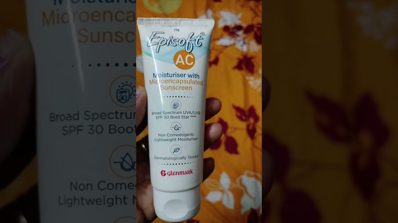 Episoft Ac moisturizer uses and review| #glenmark