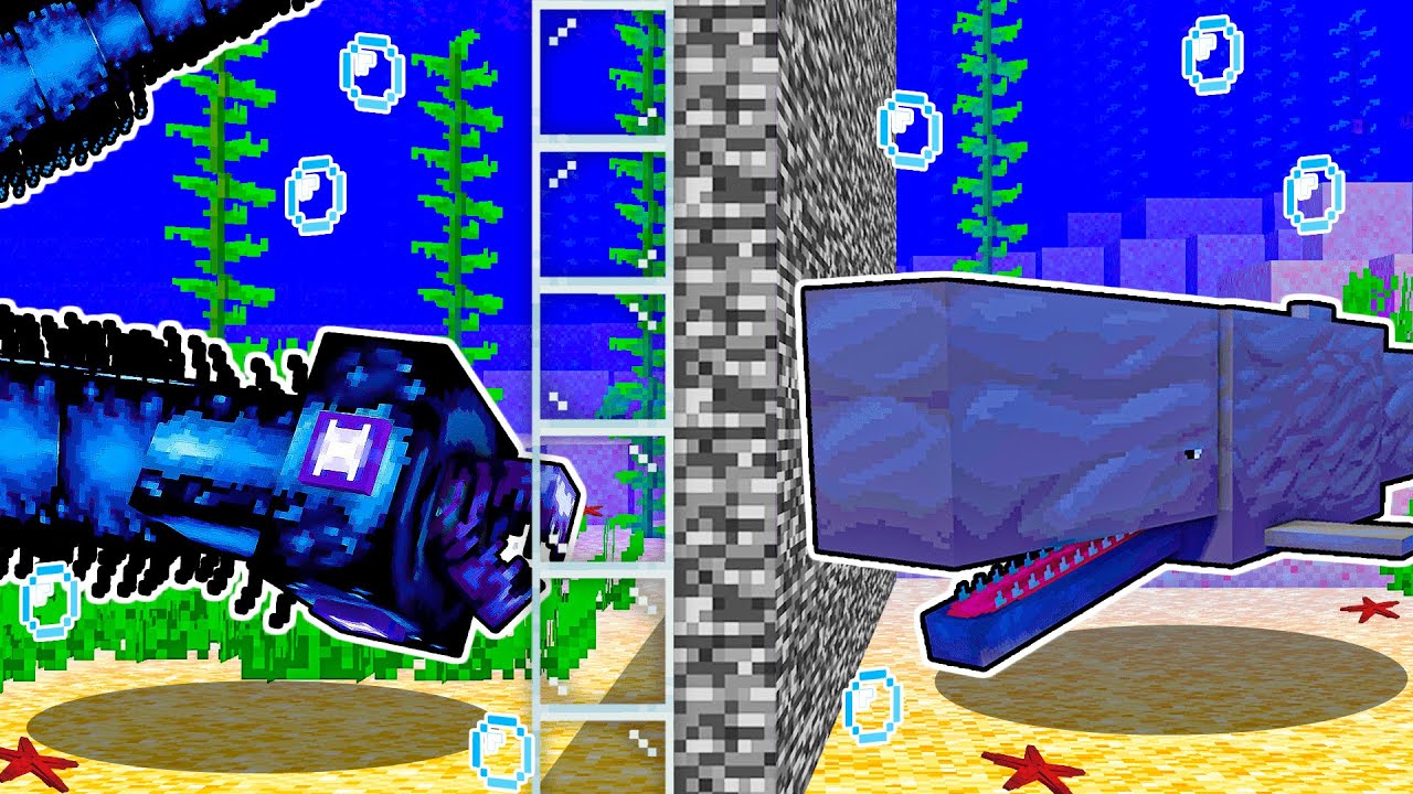 I CHEATED In an UNDERWATER MOB BATTLE!!
