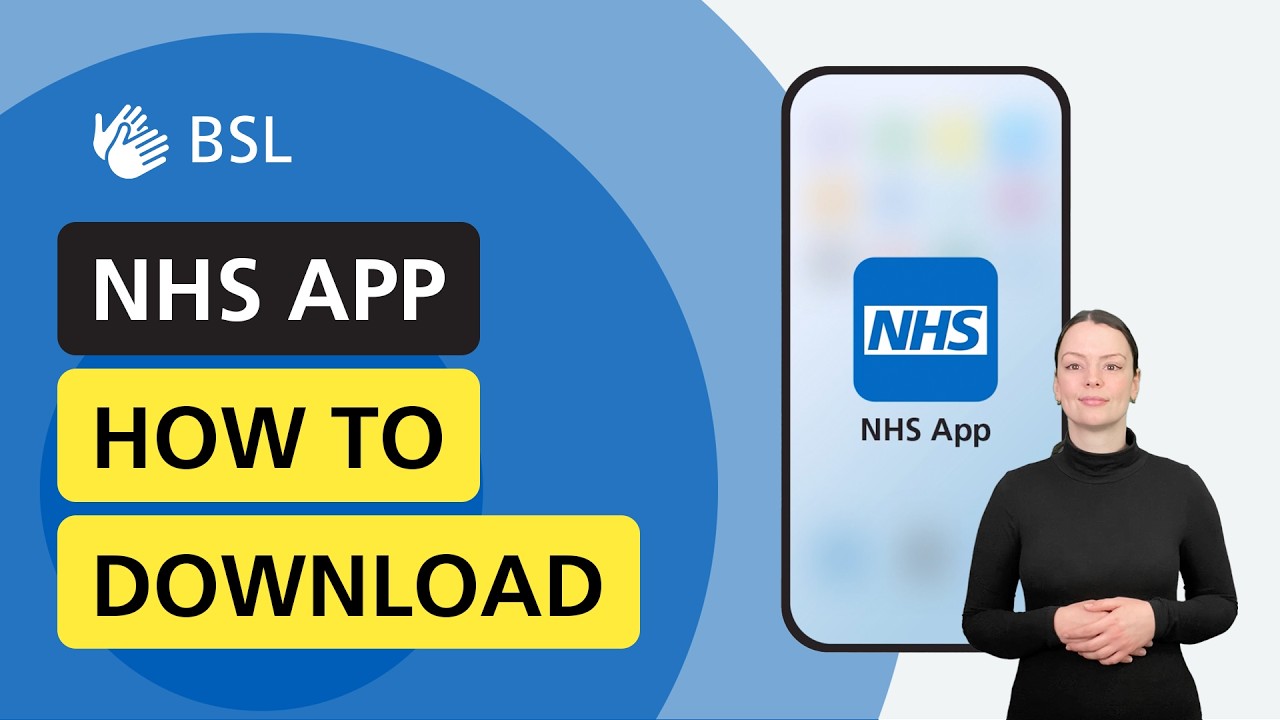 How to download the NHS App on iPhone and Android | NHS (BSL)