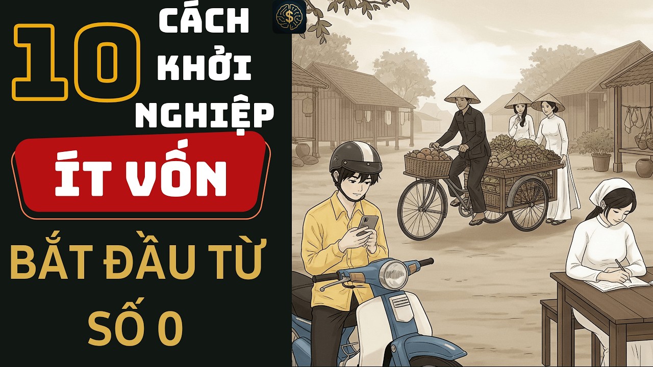 Khởi Nghiệp ít Vốn – Cách Biến Những Gì Bạn Có Thành NGUỒN THU | Bẻ Khóa Tư Duy