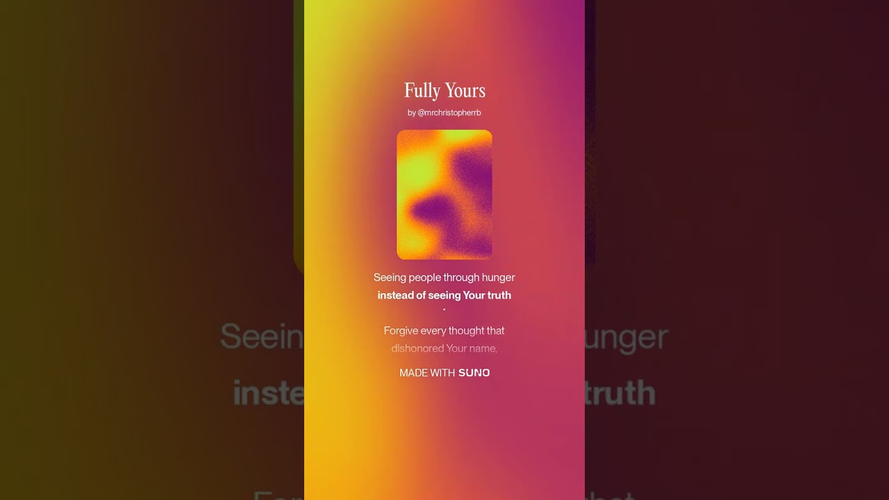Fully Yours (Praise & Worship)