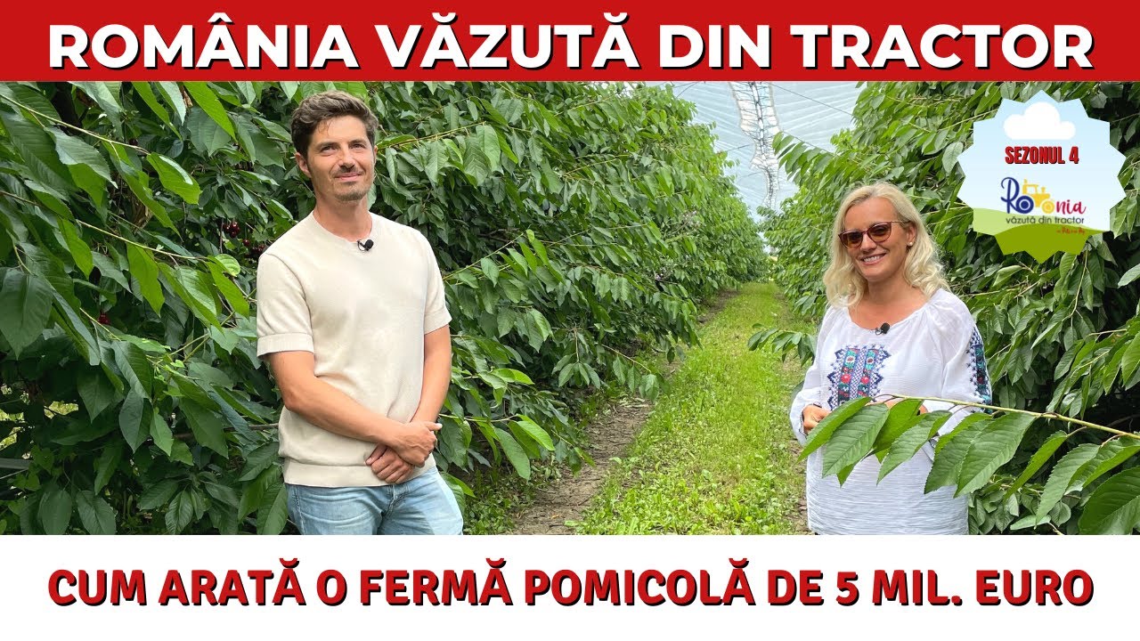 Cum arată o fermă pomicolă de 5 milioane euro / România Văzută Din Tractor