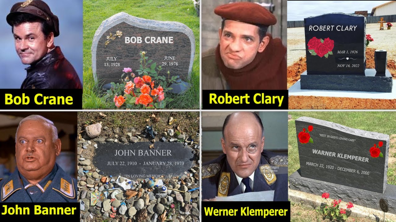 😢   Hogan's Heroes 1965 Actors Graveyards || Where Are They Buried ?