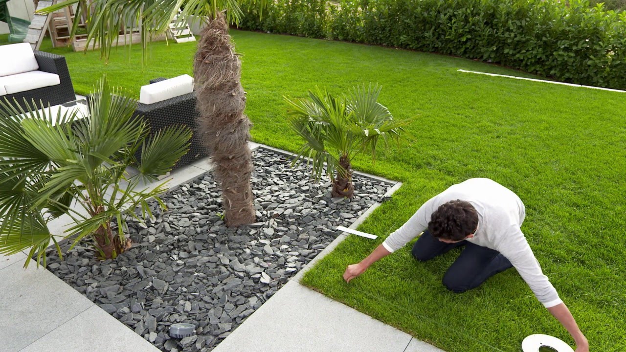 GARDENA SILENO / SILENO+ Installation (Teil 05: Verlegung des Begrenzungskabels)