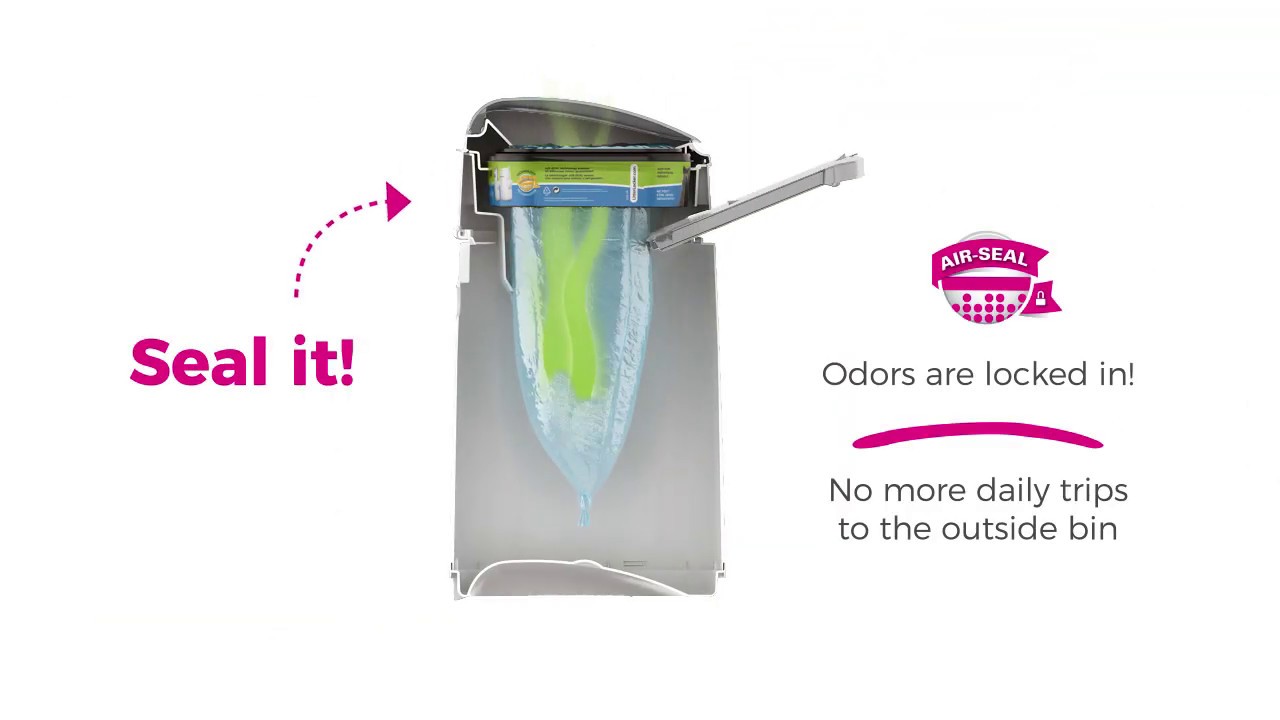LitterLocker Design Cat Litter Disposal System short EN