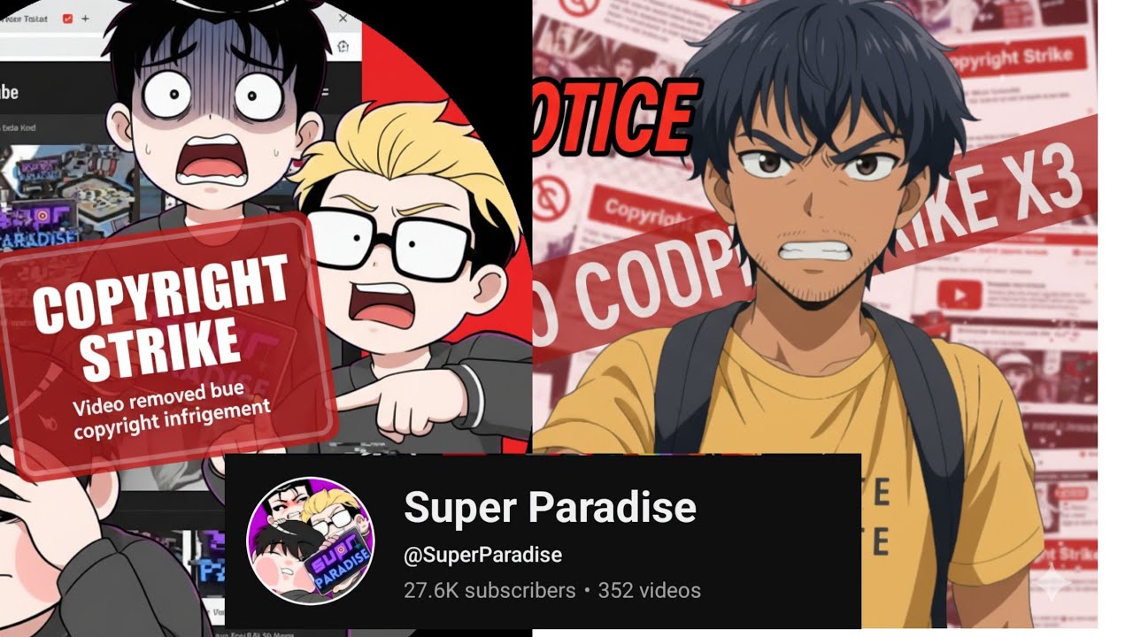 Save @SuperParadise bhai's channel.. Copyright strike #ptj