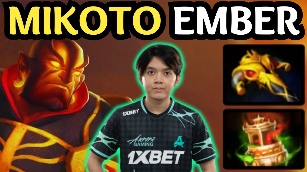 🔥 MIKOTO EMBER SPIRIT Mid — Grandmaster Domination vs Mouz 🔥 Dota 2 Gameplay