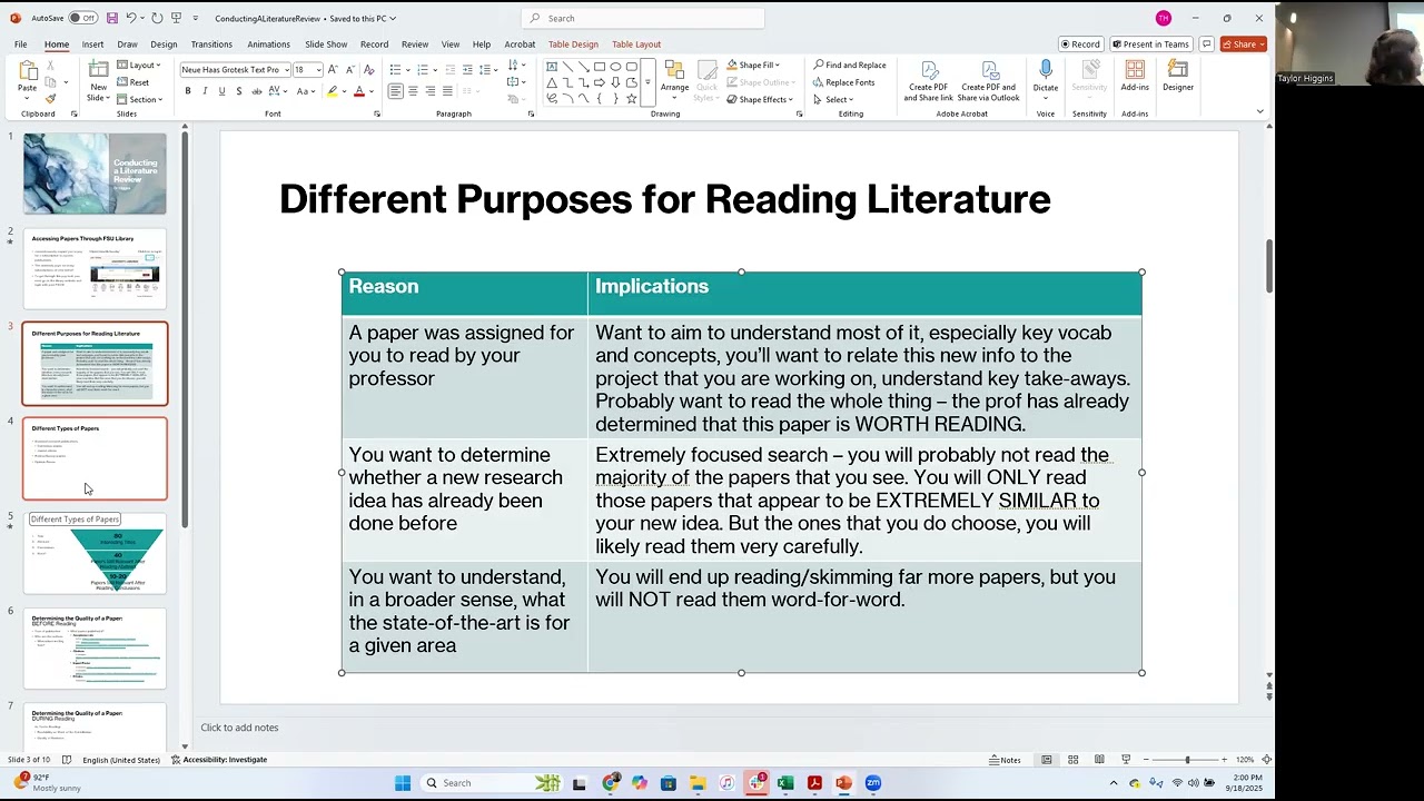 How To Do A Literature Review