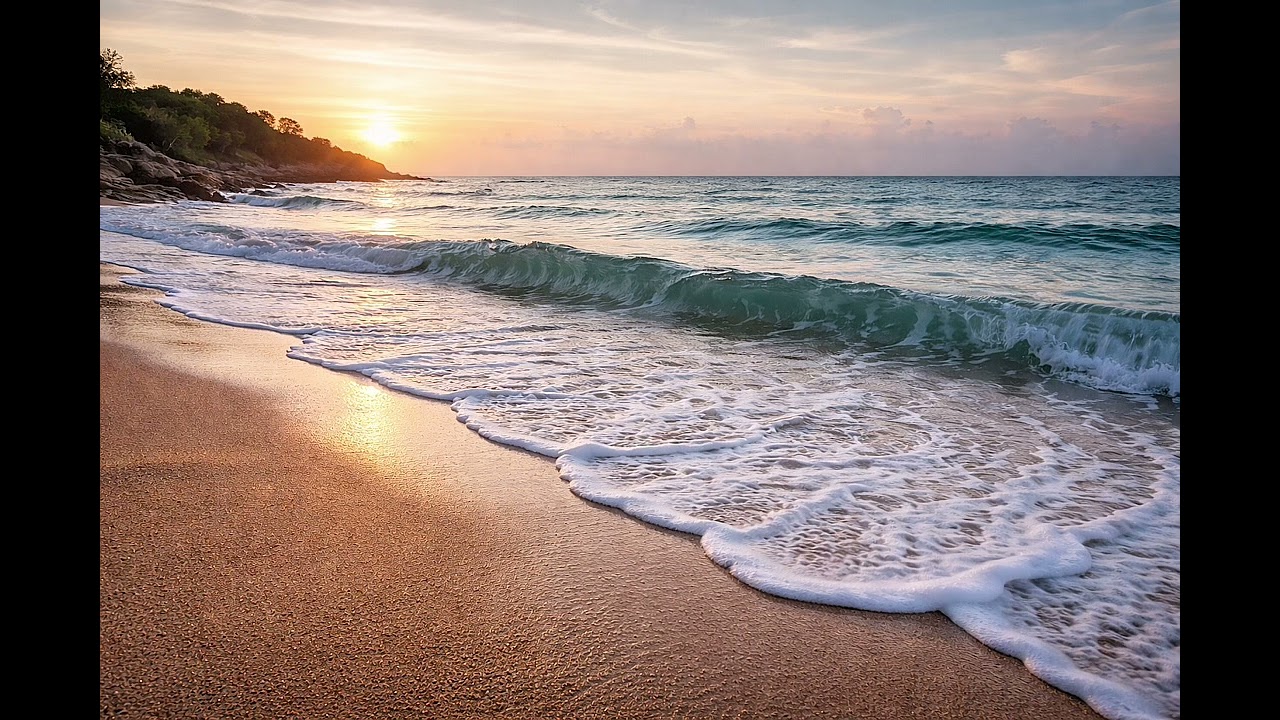 3 Hours Of Ocean Wave Sounds 🌊 Calm Sea for Sleep & Relaxation | Sounds Of Nature