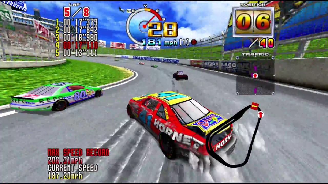 Daytona USA 2 - Beginner Course, Hornet Classic (4k 60 fps)