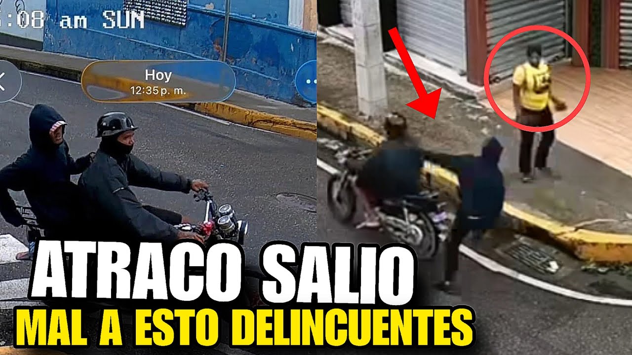🚨ATRACO SALIO MAL MIREN QUE OCURRIÓ. 