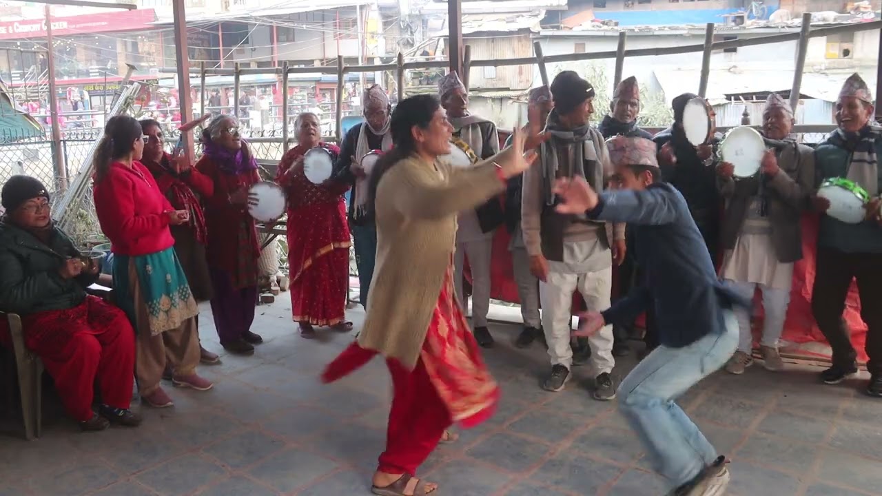 नेपाली कला र सँस्कृती भजन र नाच जरङखुमा यस्तो। Nepali culture bhajan and dance।