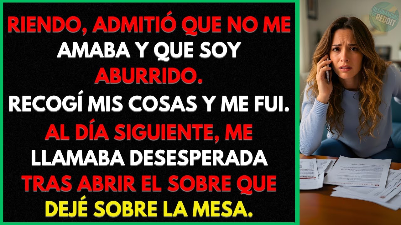 Ella Dijo Riendo Que Soy Un Mediocre. Me Fui Tranquilo. Al Día Siguiente: 37 Llamadas Perdidas