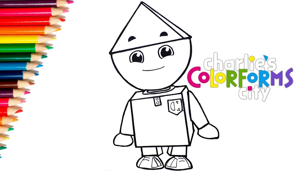 Learn how to draw Charlie's Colorforms City🌈COMO DIBUJAR CHARLIE EN VILLACOLORES